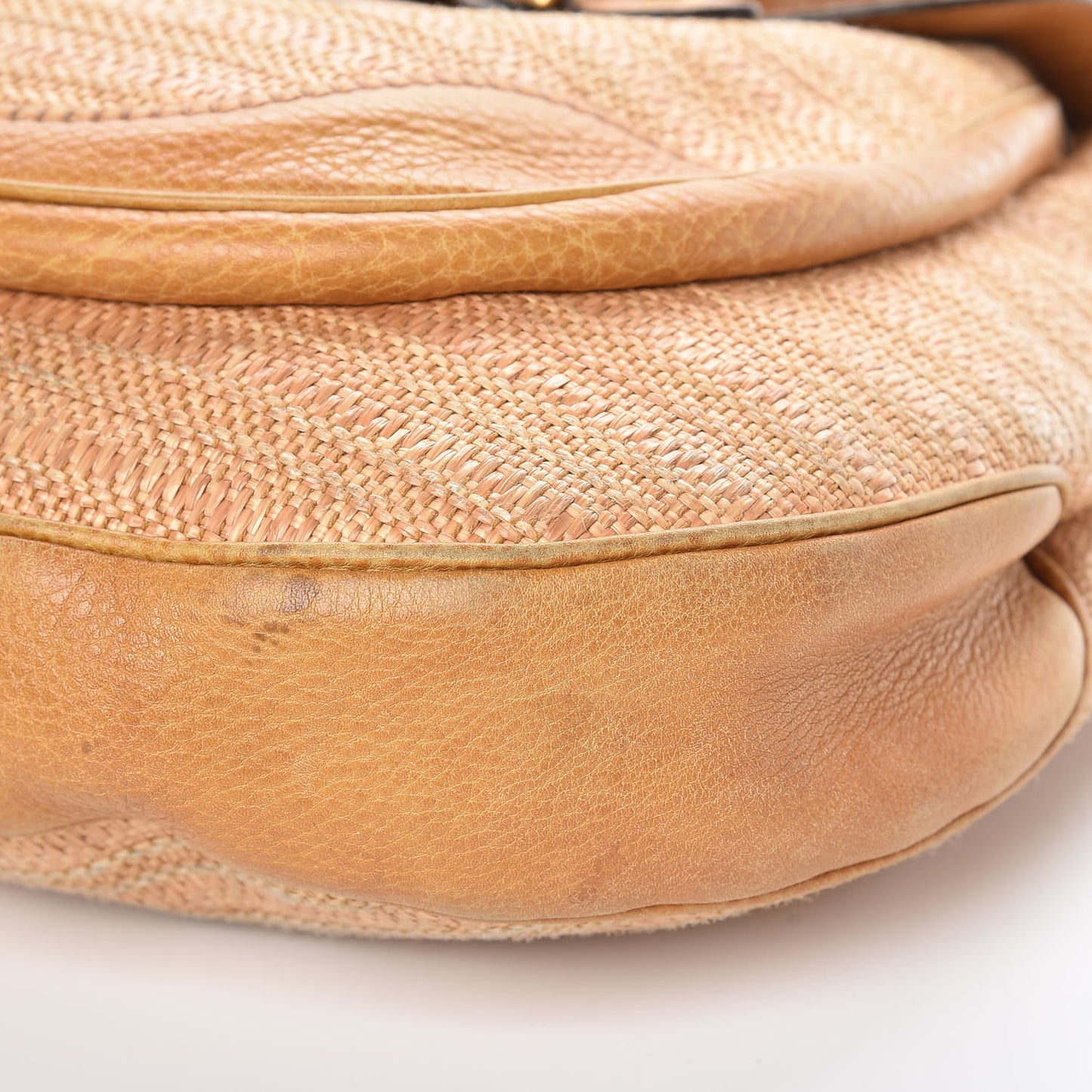 Libeccio Raffia Large New Pelham Shoulder Bag Light Brown