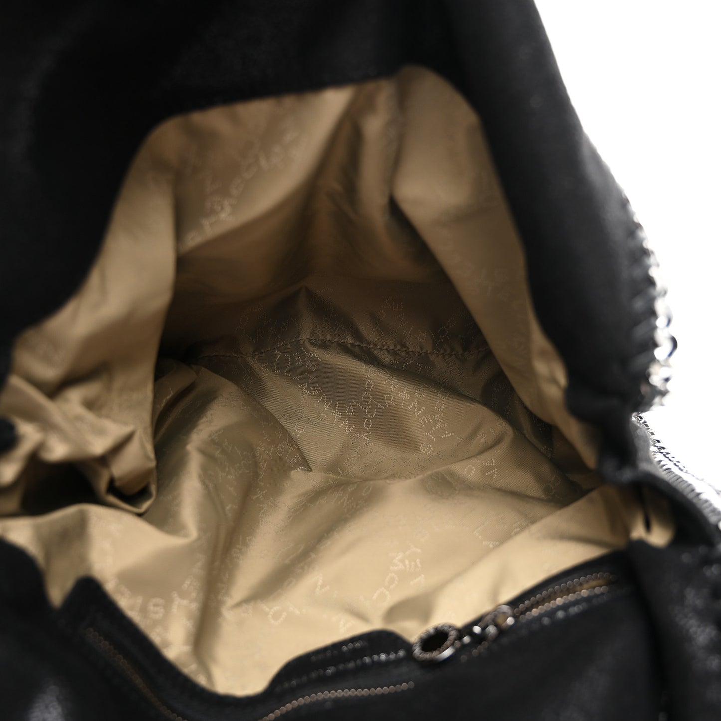 Shaggy Deer Falabella Fold Over Tote Black