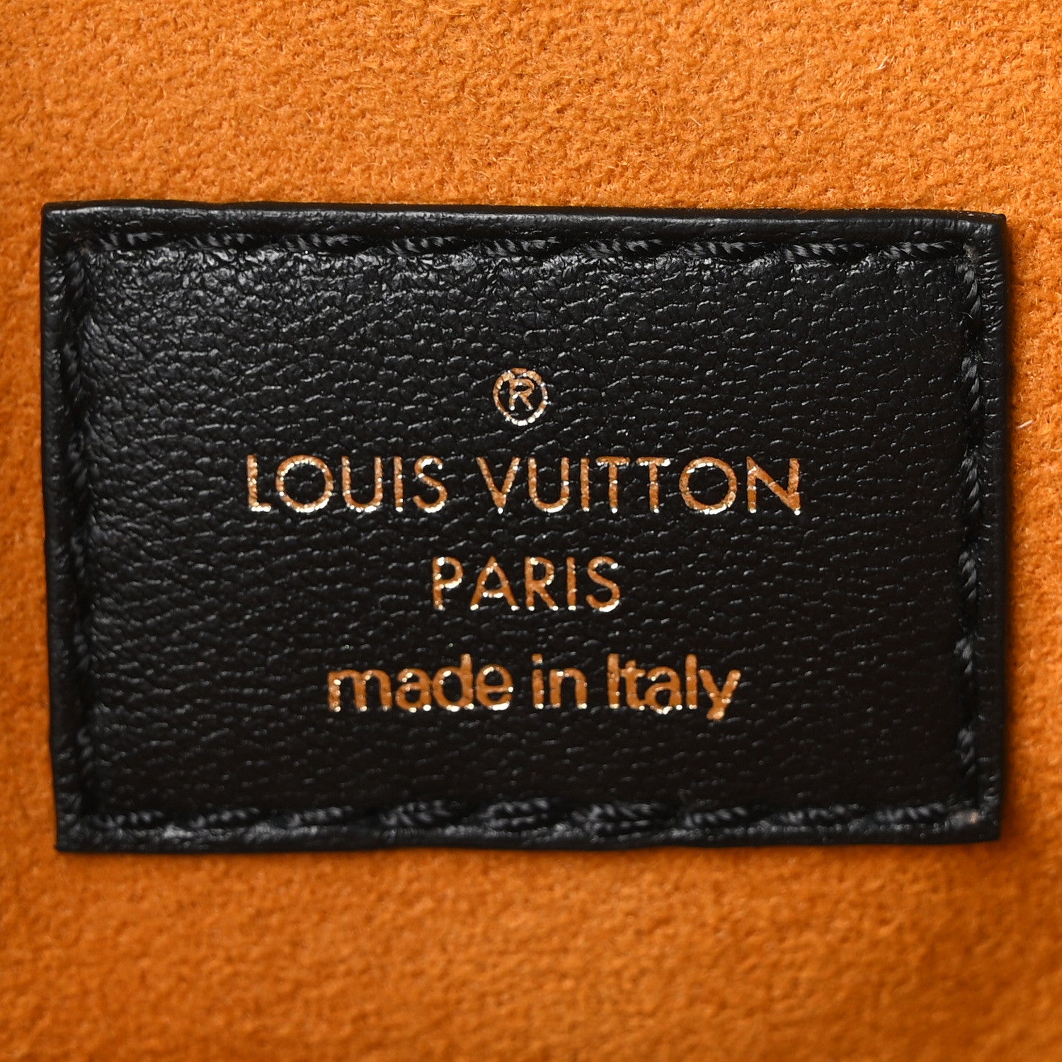 Louis Vuitton Lambskin Embossed Monogram Coussin MM Black 6 of 9