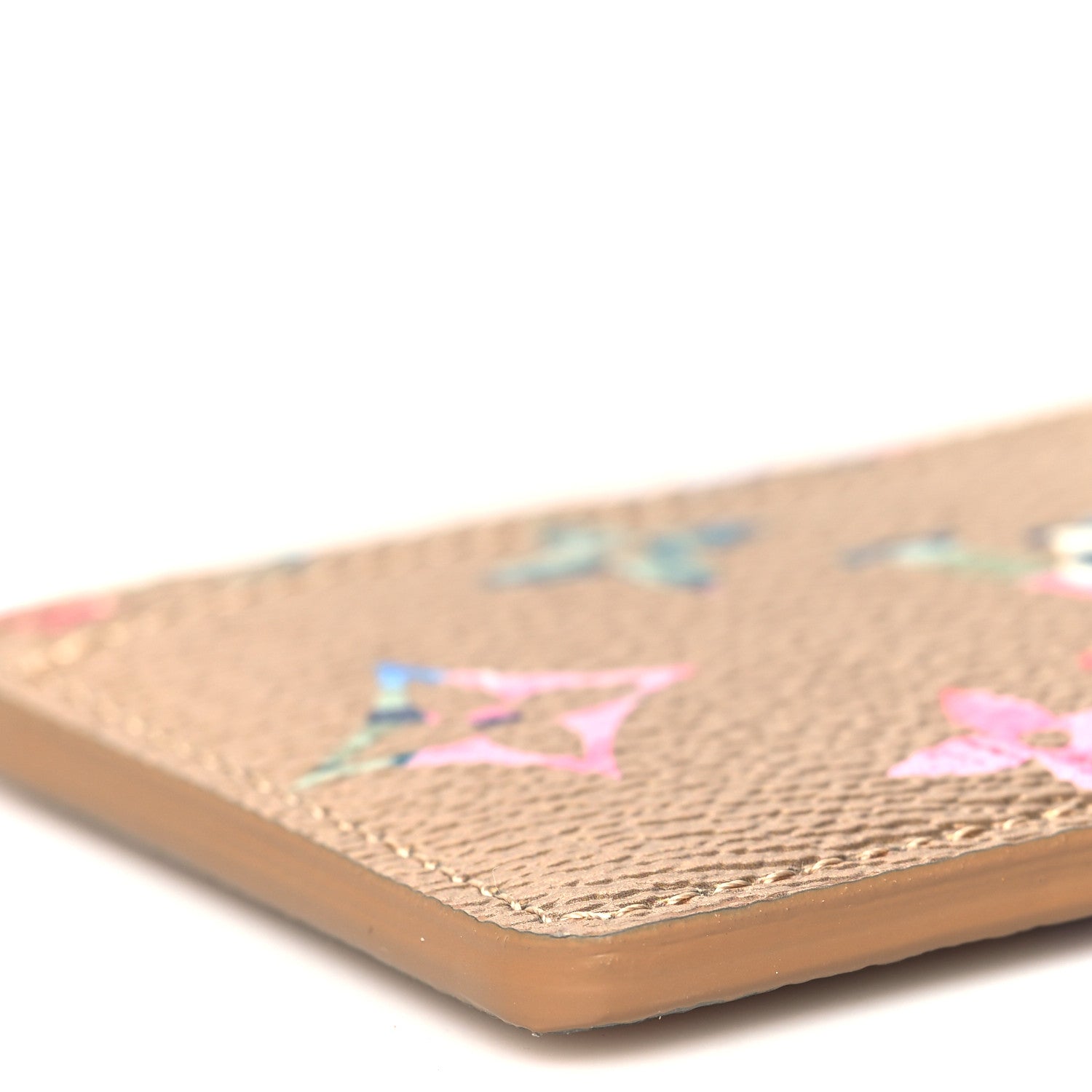 Louis Vuitton Metallic Monogram LV Garden Card Holder Gold 8 of 10