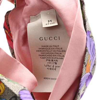 Gucci Silk Monogram Flora Print Headband M Pink 5 of 5