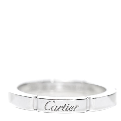 Cartier 18K White Gold 2.5mm Maillon Panthere Wedding Band Ring 49 5 1 of 5