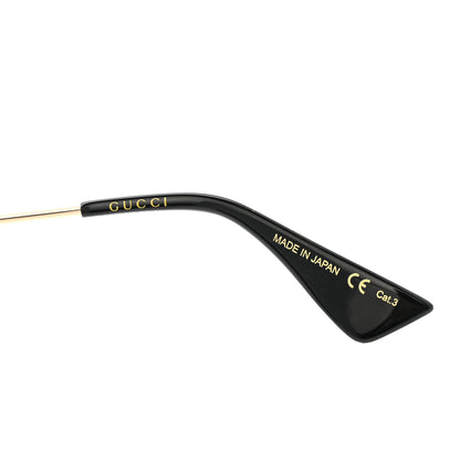 Gucci Metal Aviator Sunglasses GG0062S Black 5 of 7