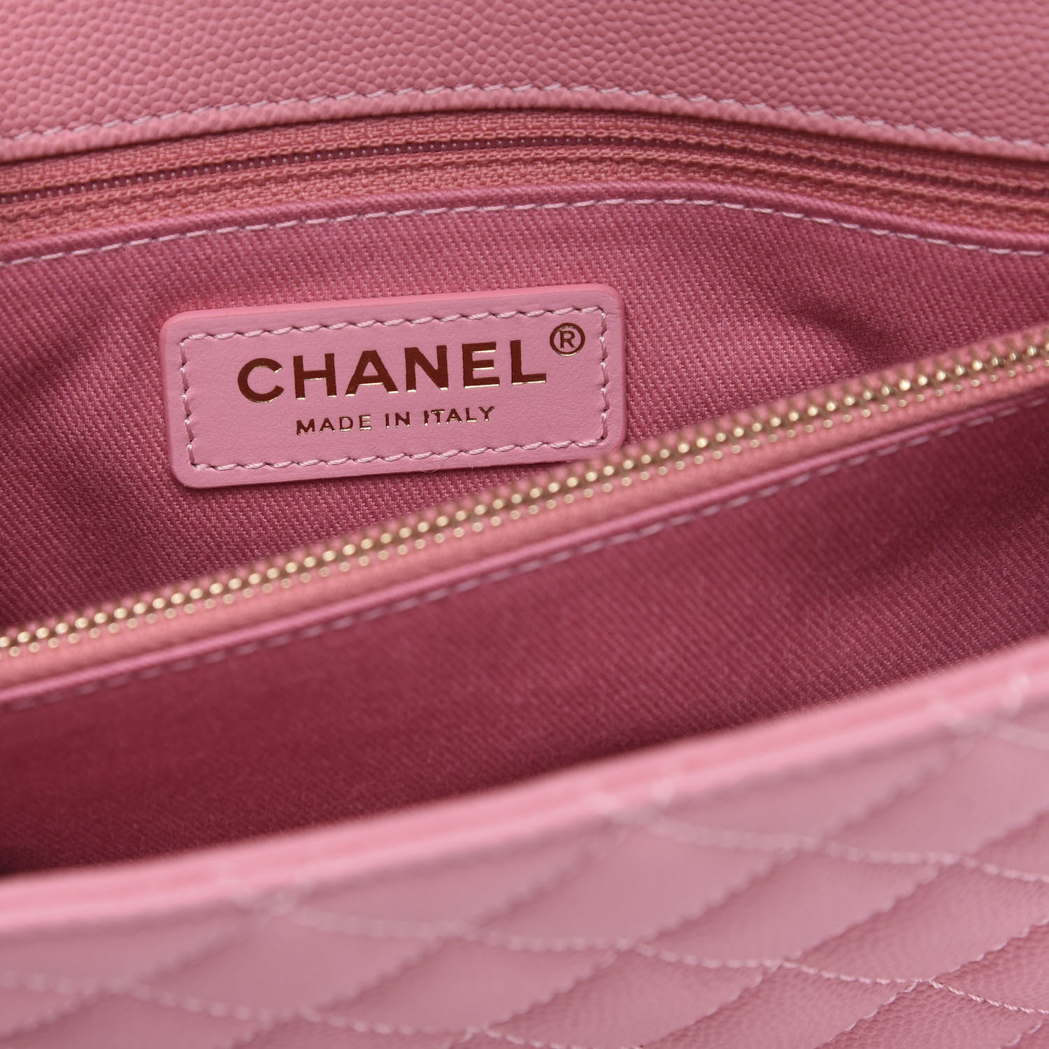 Chanel Caviar Quilted Small Coco Handle Flap Light Pink 6 of 11