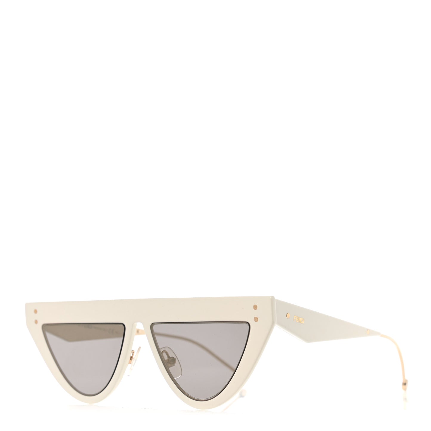 Acetate Metal Defender Sunglasses FF 0371/S White