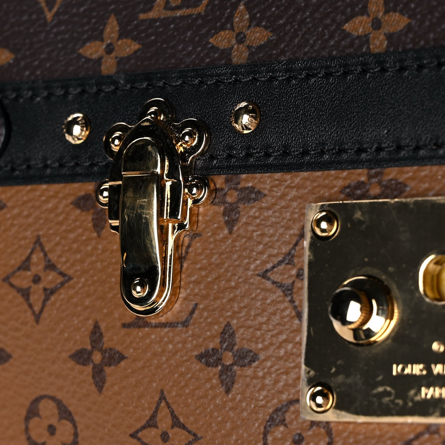 Louis Vuitton Reverse Monogram Trunk Clutch 10 of 13