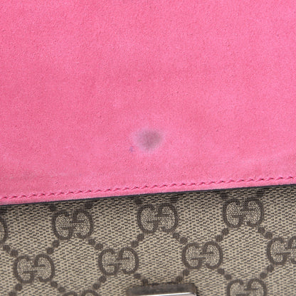 Gucci GG Supreme Monogram Mini Dionysus Shoulder Bag Pink 11 of 12