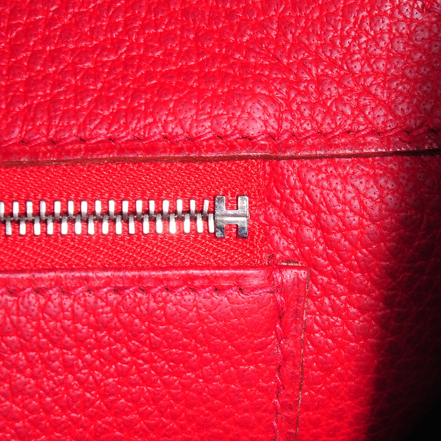 Hermes Buffle Skipper Birkin 35 Rouge Vif 9 of 28