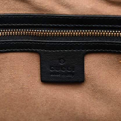 Gucci GG Supreme Monogram Medium Padlock Tote Black 5 of 9