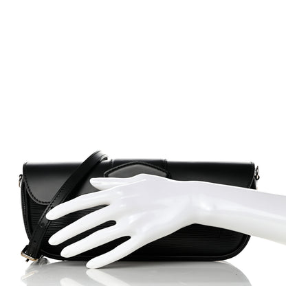 Louis Vuitton Epi Montaigne Clutch Black 2 of 8
