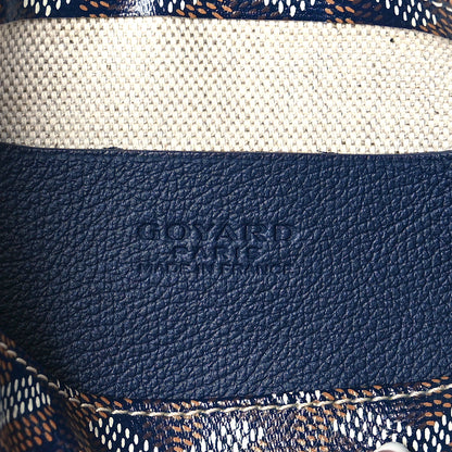 Goyard Goyardine Plumet Wallet Clutch Navy 7 of 8