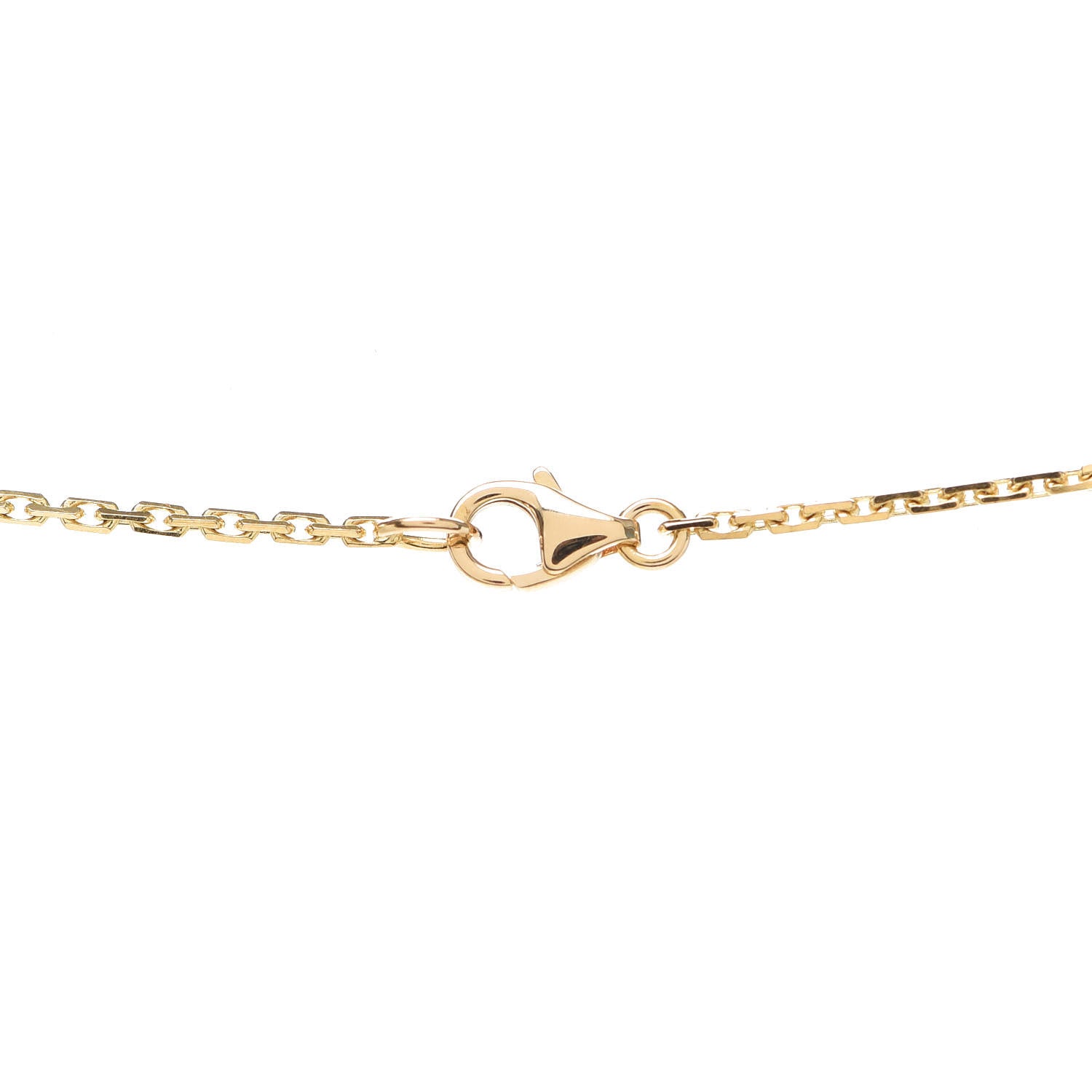 Cartier 18K Yellow Gold 3 Diamonds LOVE Pendant Necklace 4 of 5