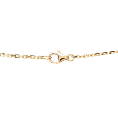 Cartier 18K Yellow Gold 3 Diamonds LOVE Pendant Necklace 4 of 5