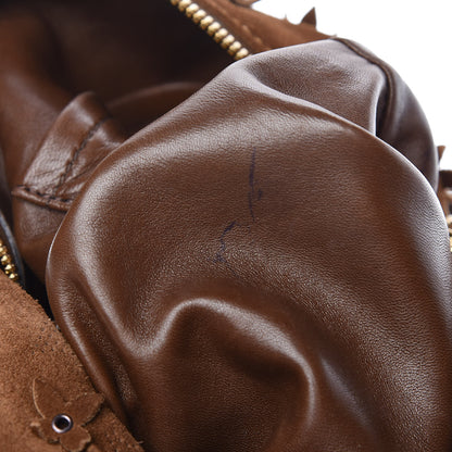 Louis Vuitton Suede Mahina Fleurs Onatah GM Cacao 8 of 10