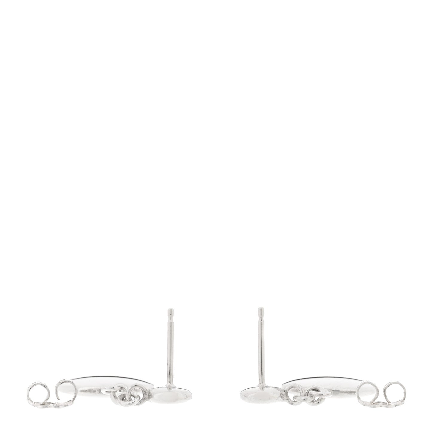 Sterling Silver Round Drop Earrings