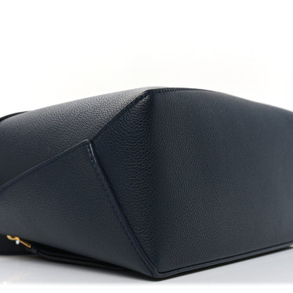 Loewe Soft Grained Calfskin Small Puzzle Edge Bag Navy 8 of 9