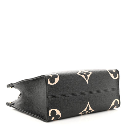 Louis Vuitton Empreinte Monogram Giant Onthego PM Black Beige 4 of 9