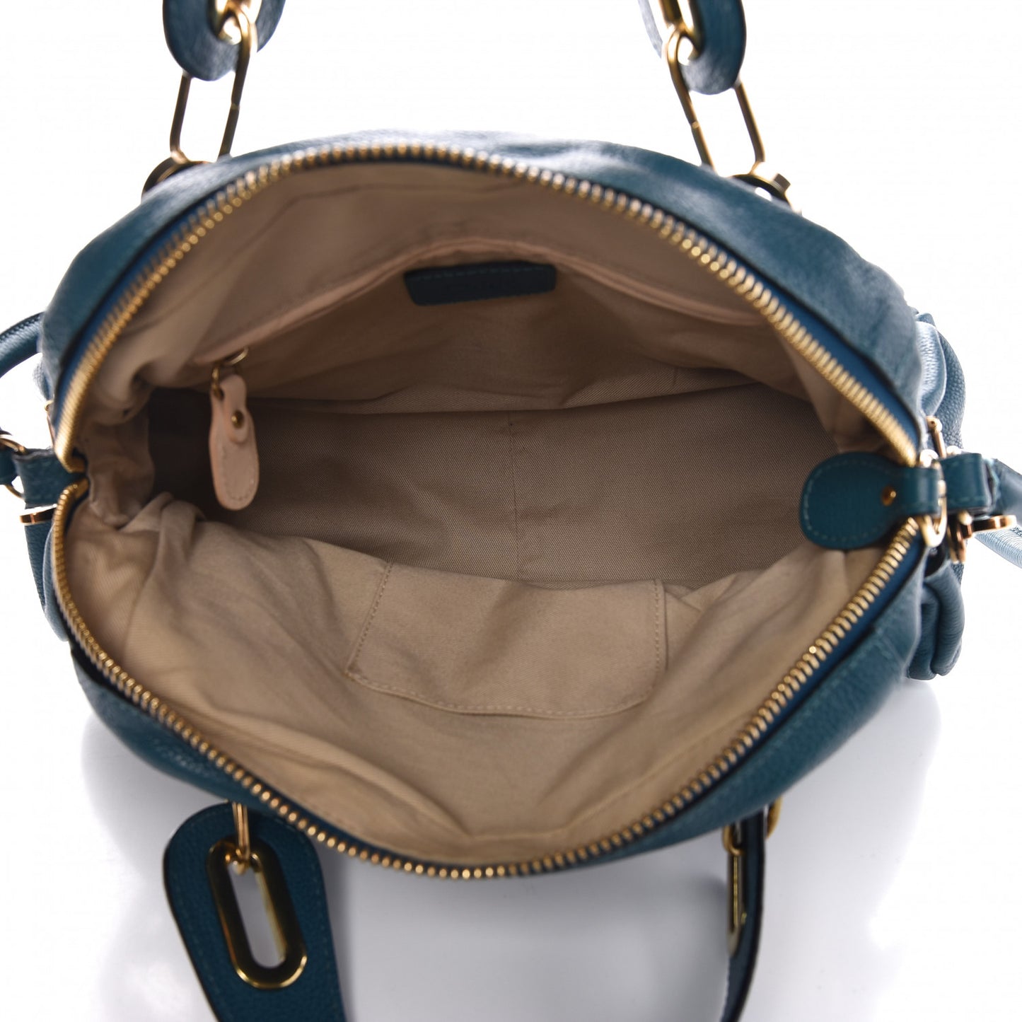 Calfskin Medium Paraty Peacock Blue