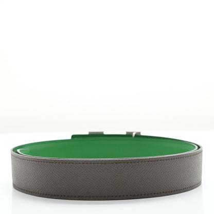 Hermes Epsom Swift 32mm H Belt 90 Bambou Etain 2 of 7