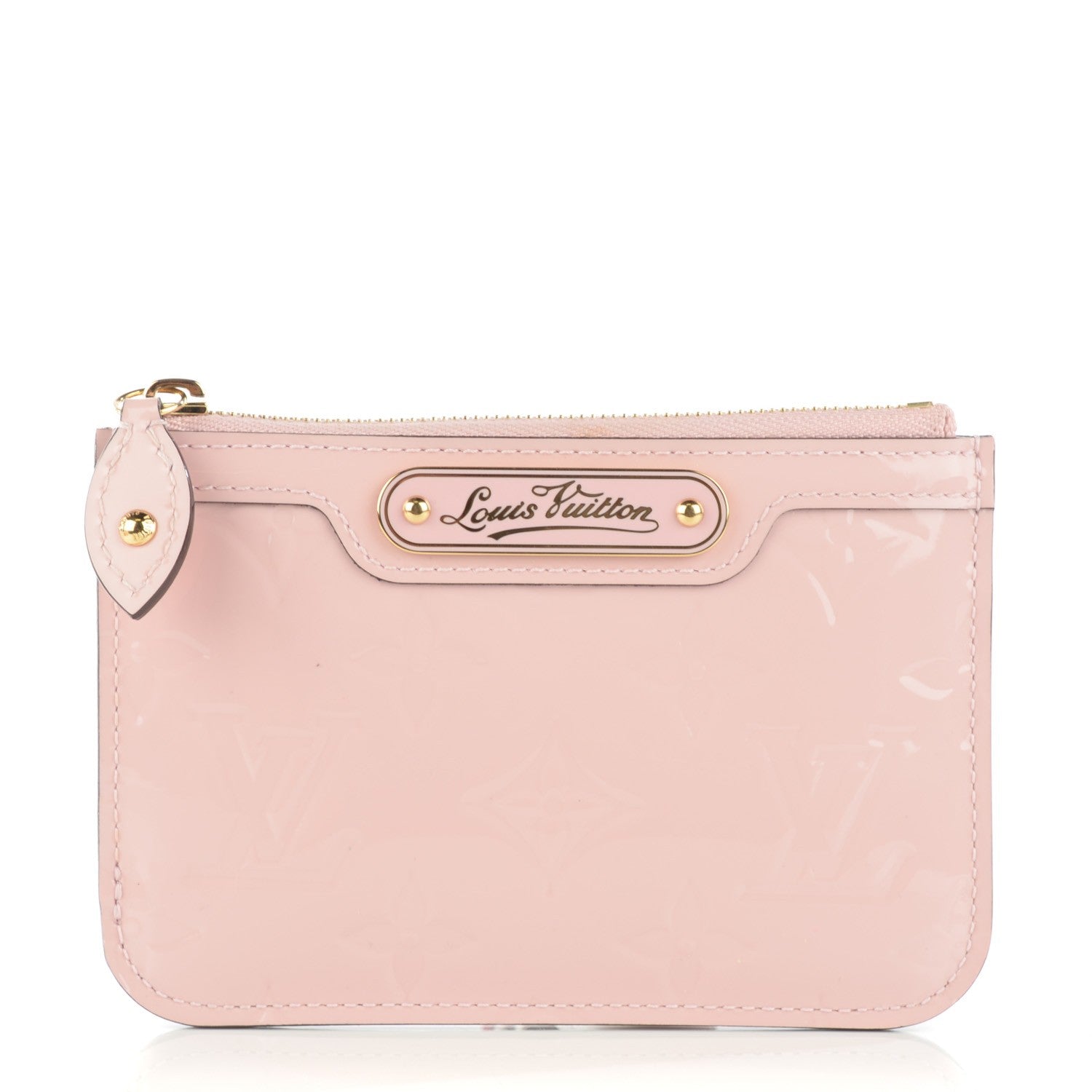 Louis Vuitton Vernis Key Pouch Rose Ballerine 1 of 7