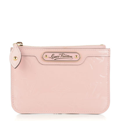 Louis Vuitton Vernis Key Pouch Rose Ballerine 1 of 7