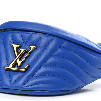 Louis Vuitton Calfskin New Wave Bumbag Blue Neon 7 of 10