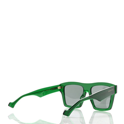 Gucci Acetate Rectangle Sunglasses GG0962S Green 4 of 9