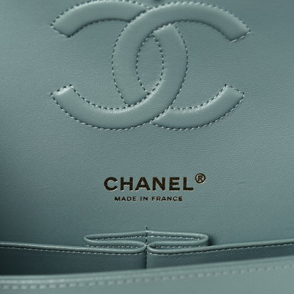 Chanel Caviar Quilted Medium Double Flap Green 5 of 15
