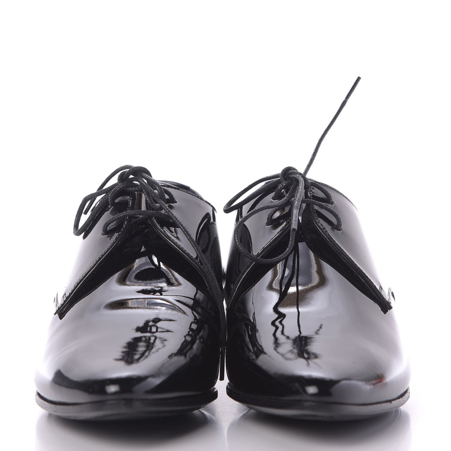 Saint Laurent Patent Calfskin Jonas Derby 38.5 Black 3 of 11