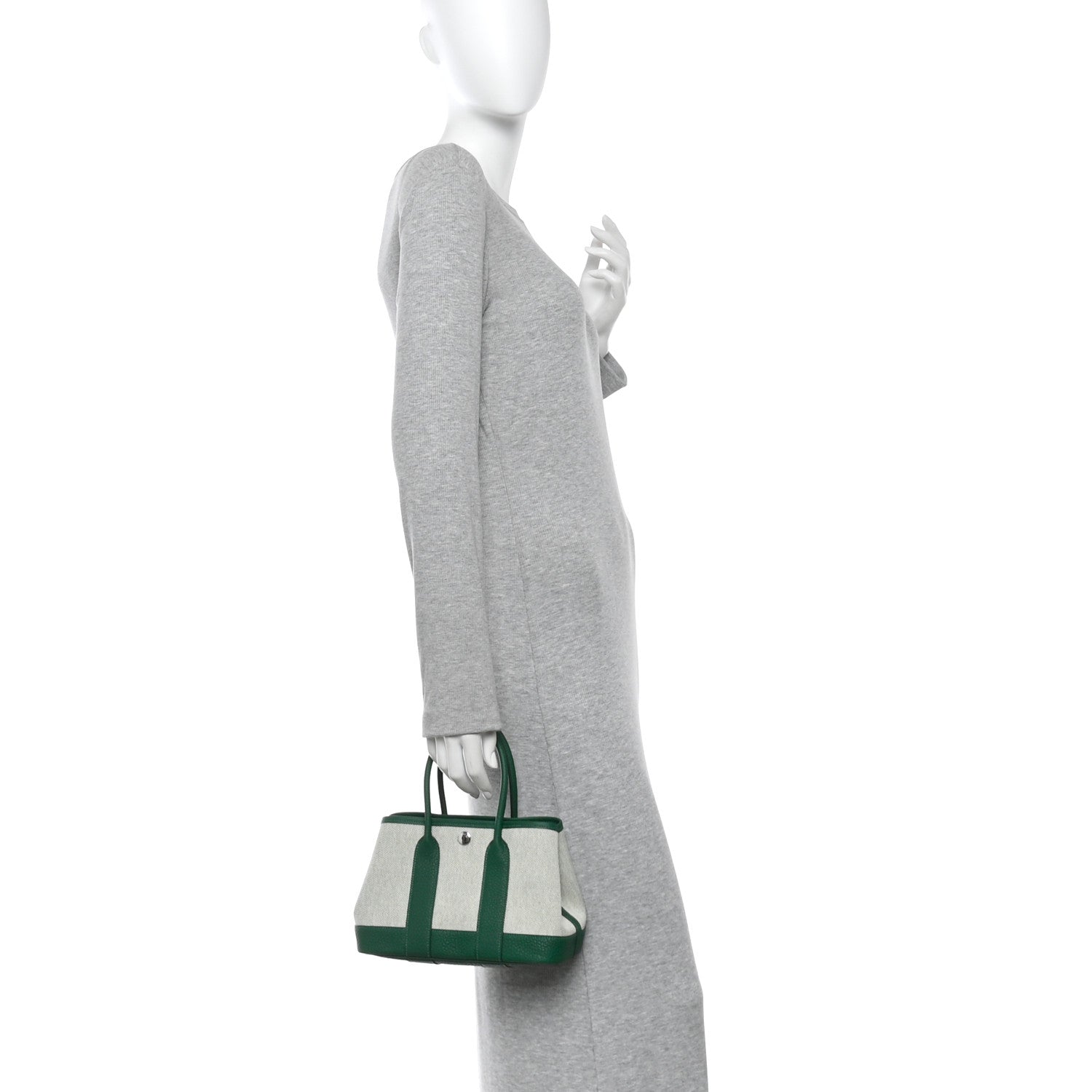 Hermes H Viking Negonda Neo Garden 23 Ecru Vert Moyen 2 of 11