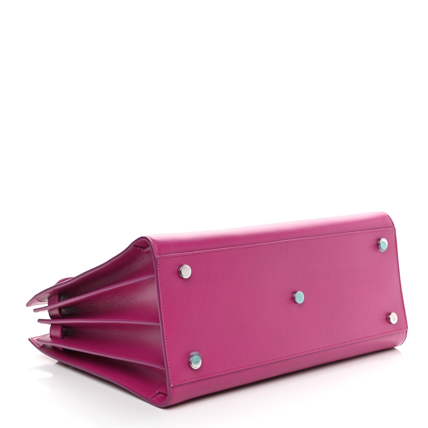 Calfskin Small Sac De Jour Electric Pink