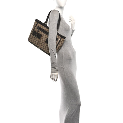 Gucci Crystal Monogram Abbey D Ring Tote Dark Brown 2 of 11