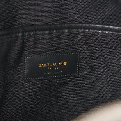 Saint Laurent Nylon City Skeleton Print Backpack Black White 6 of 6
