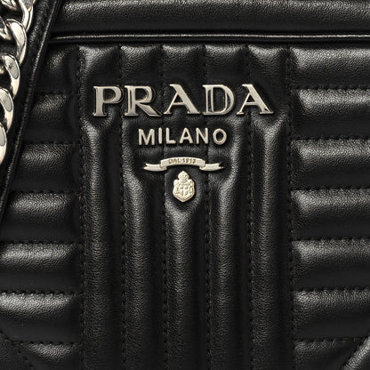 Prada Soft Calfskin Diagramme Camera Bag Black 7 of 9