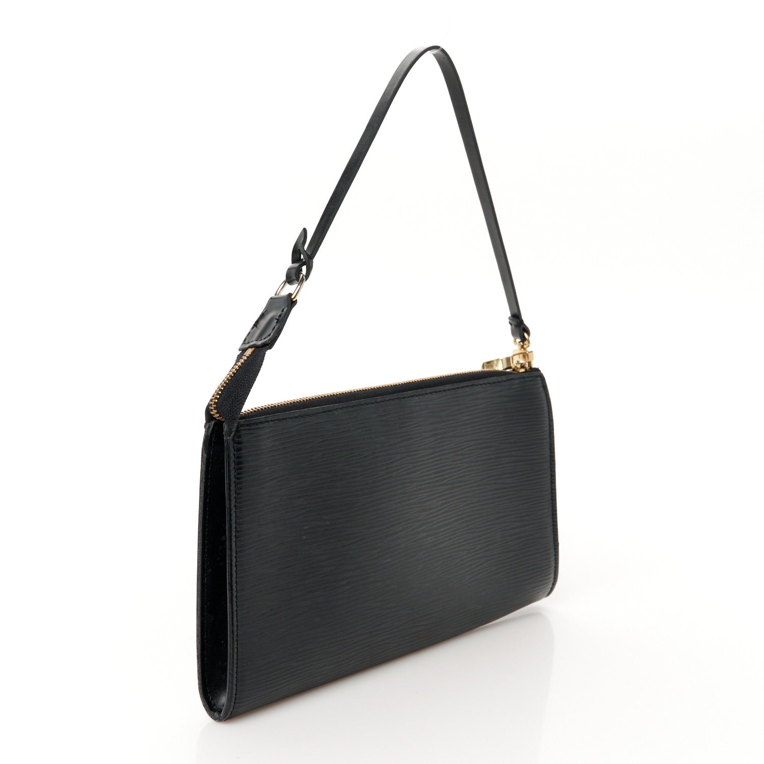 Louis Vuitton Epi Pochette Accessories 21 Black 3 of 9