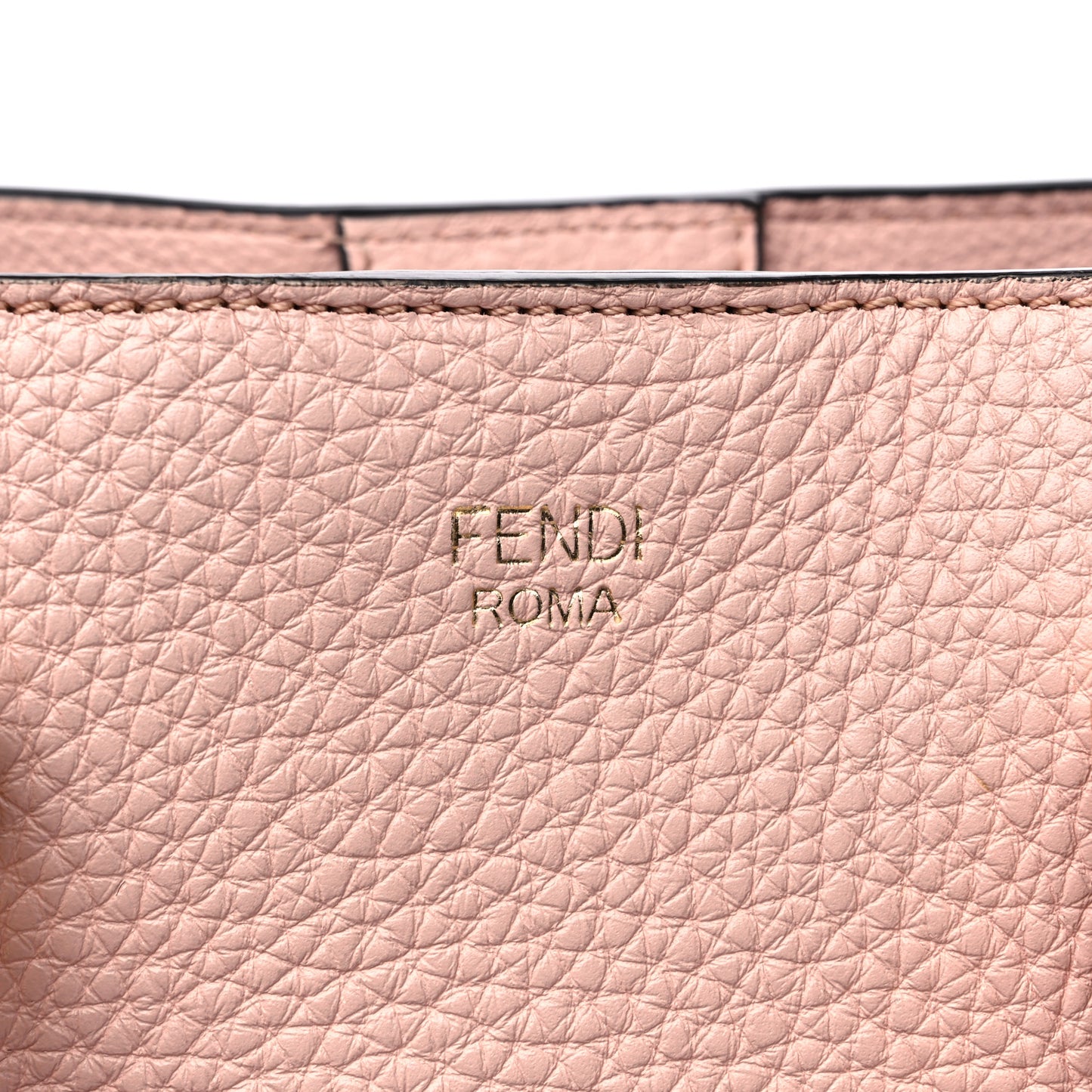Cuoio Romano Selleria Small FF Tote Cipria