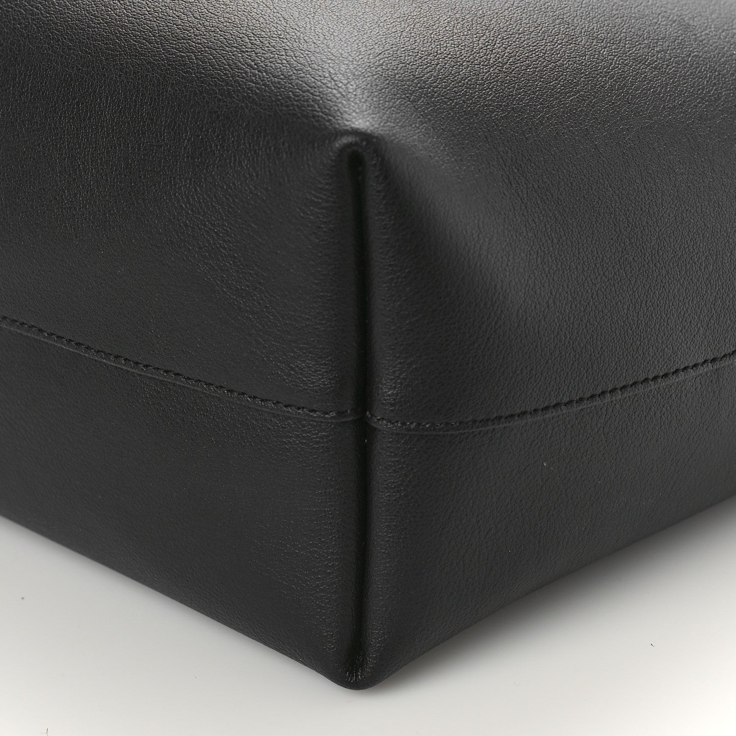 Saint Laurent Calfskin Large Shopping Tote Black 9 of 9
