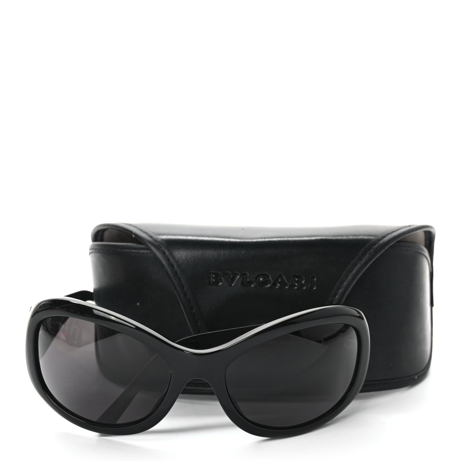 Bulgari Crystal Sunglasses 8012-B Black 8 of 8