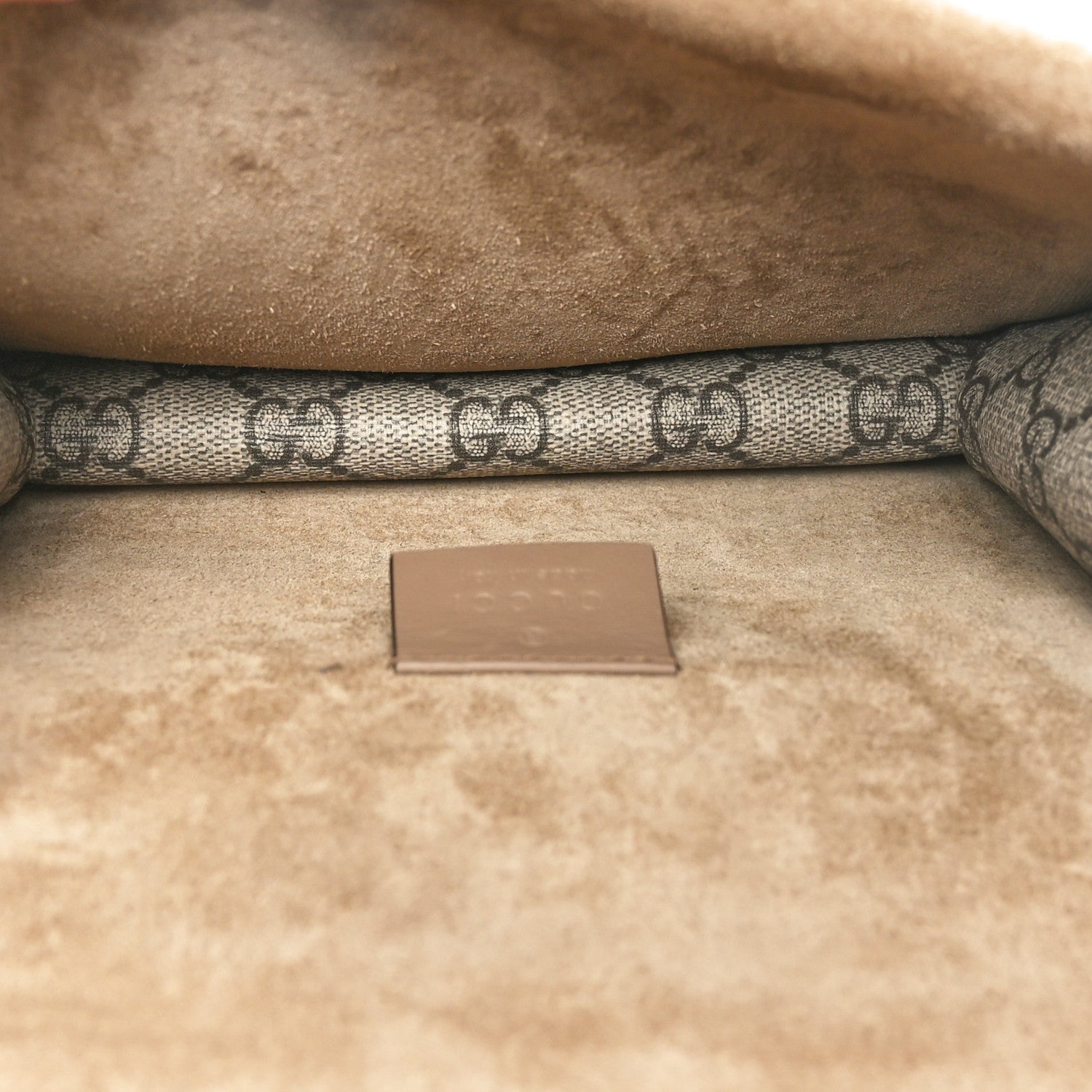 Gucci GG Supreme Monogram Mini Dionysus Shoulder Bag Taupe 5 of 10