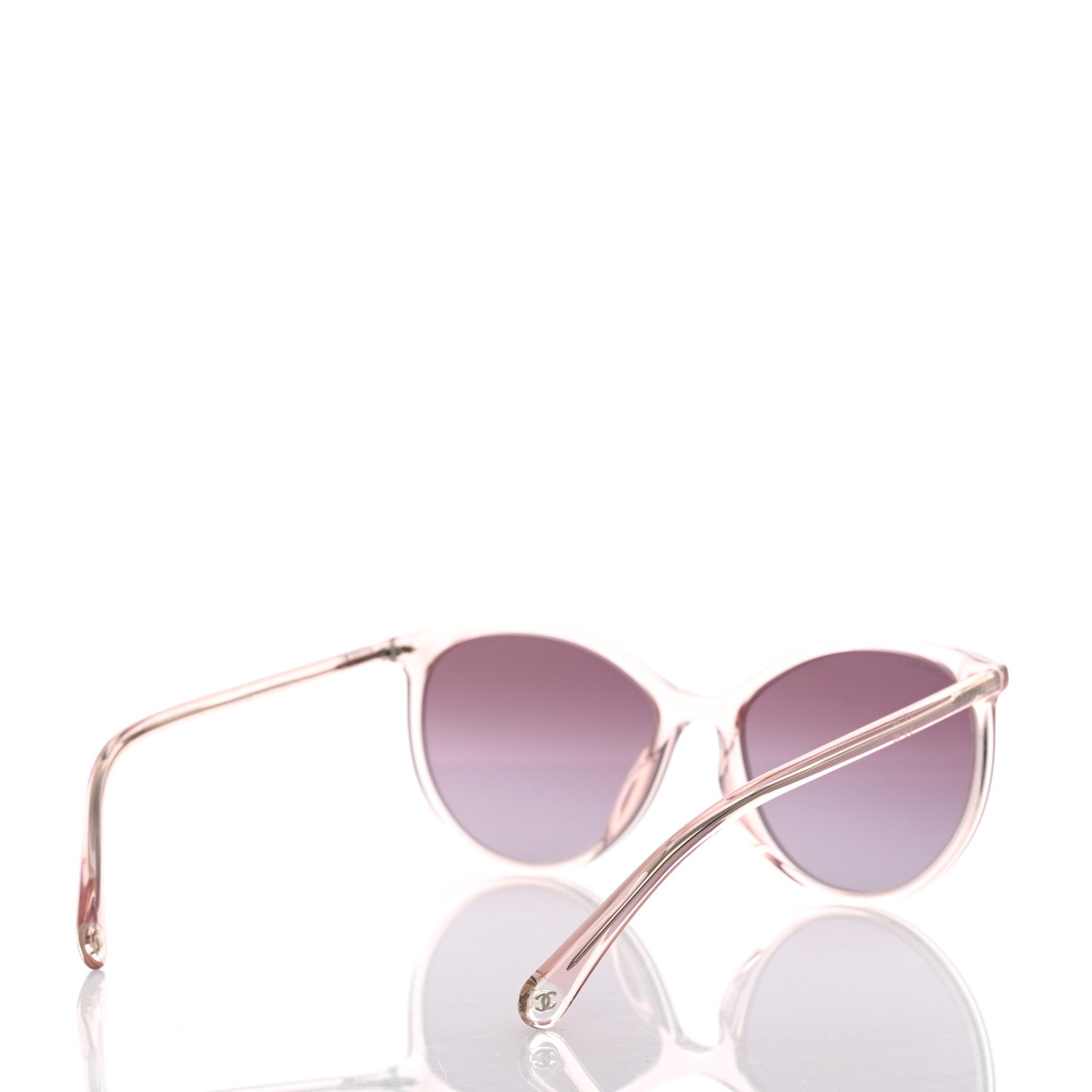 Chanel Acetate Pantos Cat Eye Sunglasses 5448-A Pink 4 of 8