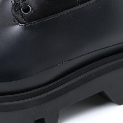 Givenchy Satin Neoprene Combat Rain Boots 39 Black 8 of 10