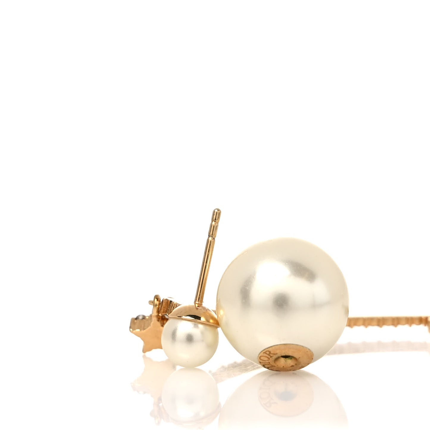 Pearl Crystal Tribales Etoile Earring Gold