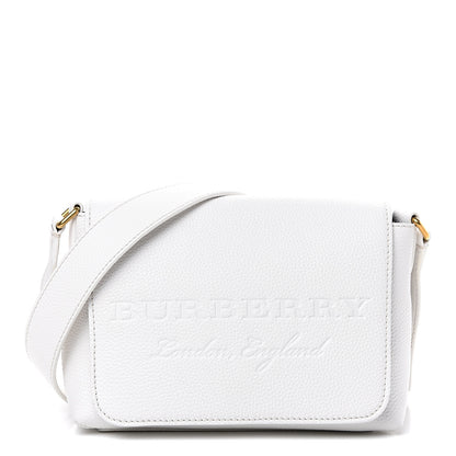 Burberry Soft Calfskin Small Burleigh Crossbody Bag Chalk White 1 of 10