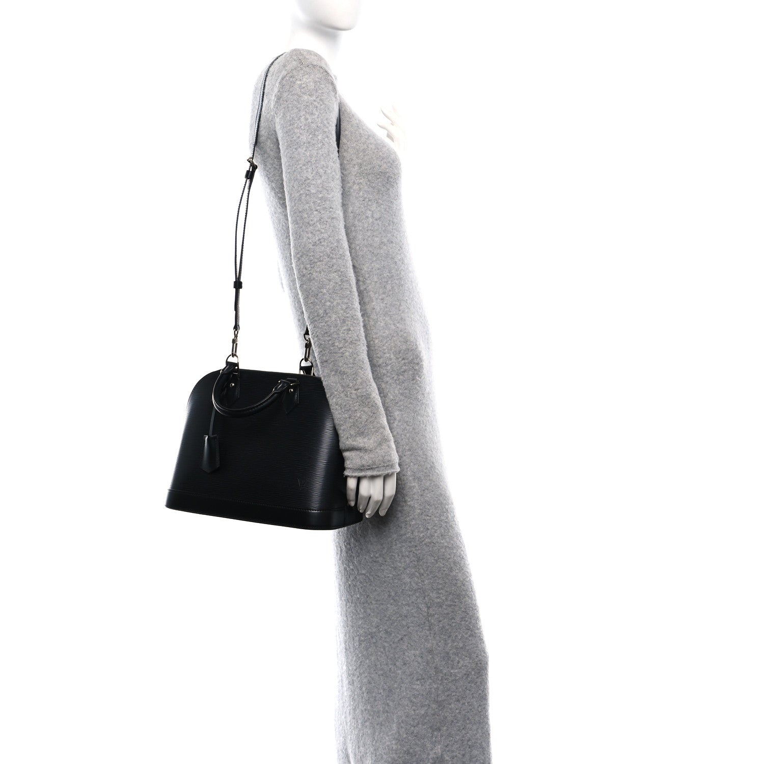 Louis Vuitton Epi Alma PM Black 3 of 11