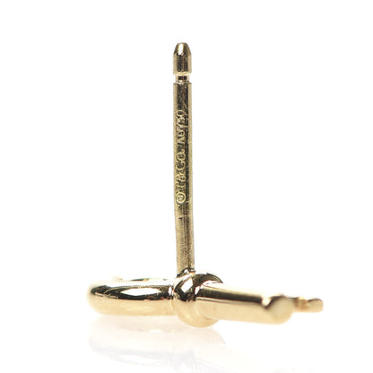 Tiffany 18K Yellow Gold Mini Key Earrings 2 of 4