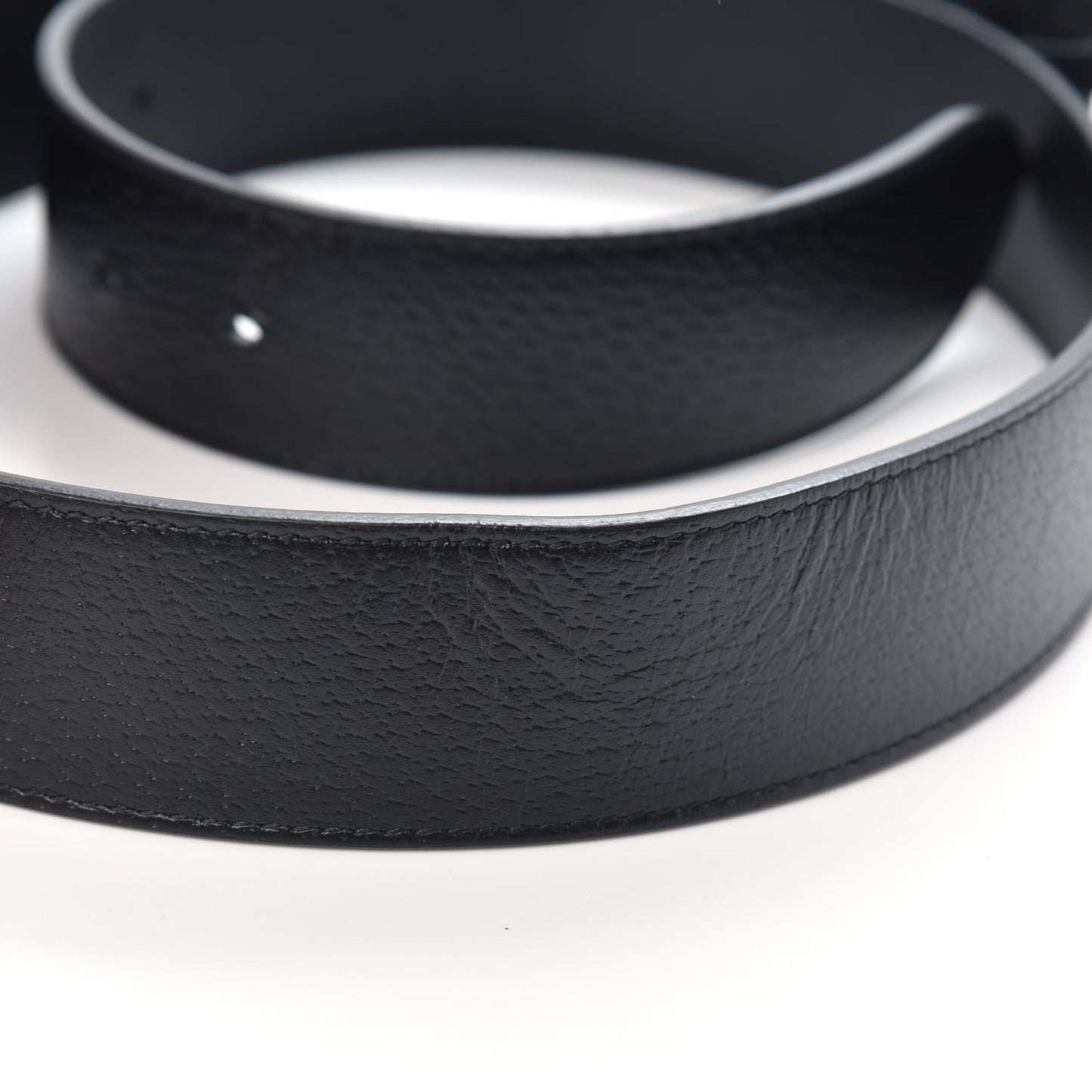 Textured Calfskin Double G 40mm Belt 95 38 Black