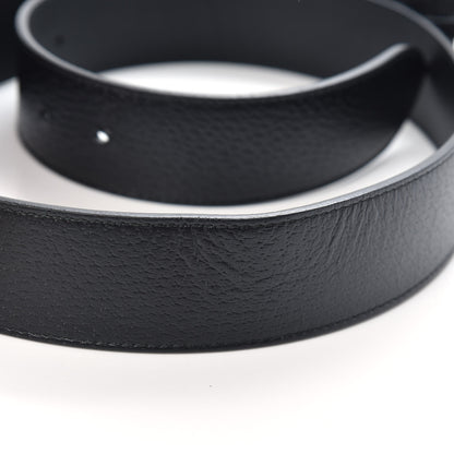 Gucci Textured Calfskin Double G 40mm Belt 95 38 Black 5 of 5