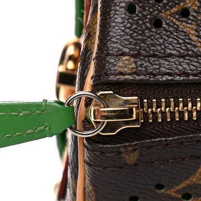 Louis Vuitton Monogram Perforated Speedy 30 Green 20 of 25