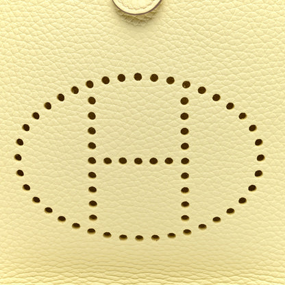 Hermes Taurillon Clemence Evelyne TPM Jaune Milton 12 of 17