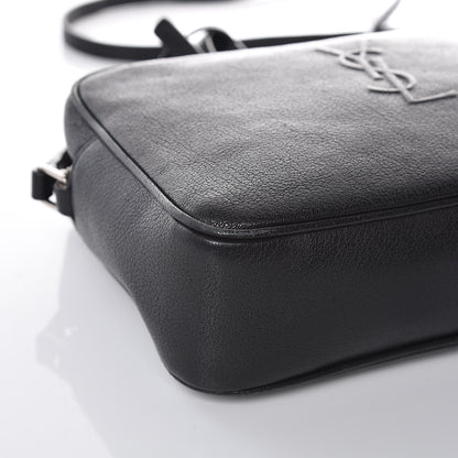 Saint Laurent Lambskin Monogram Small Lou Camera Bag Black 8 of 11